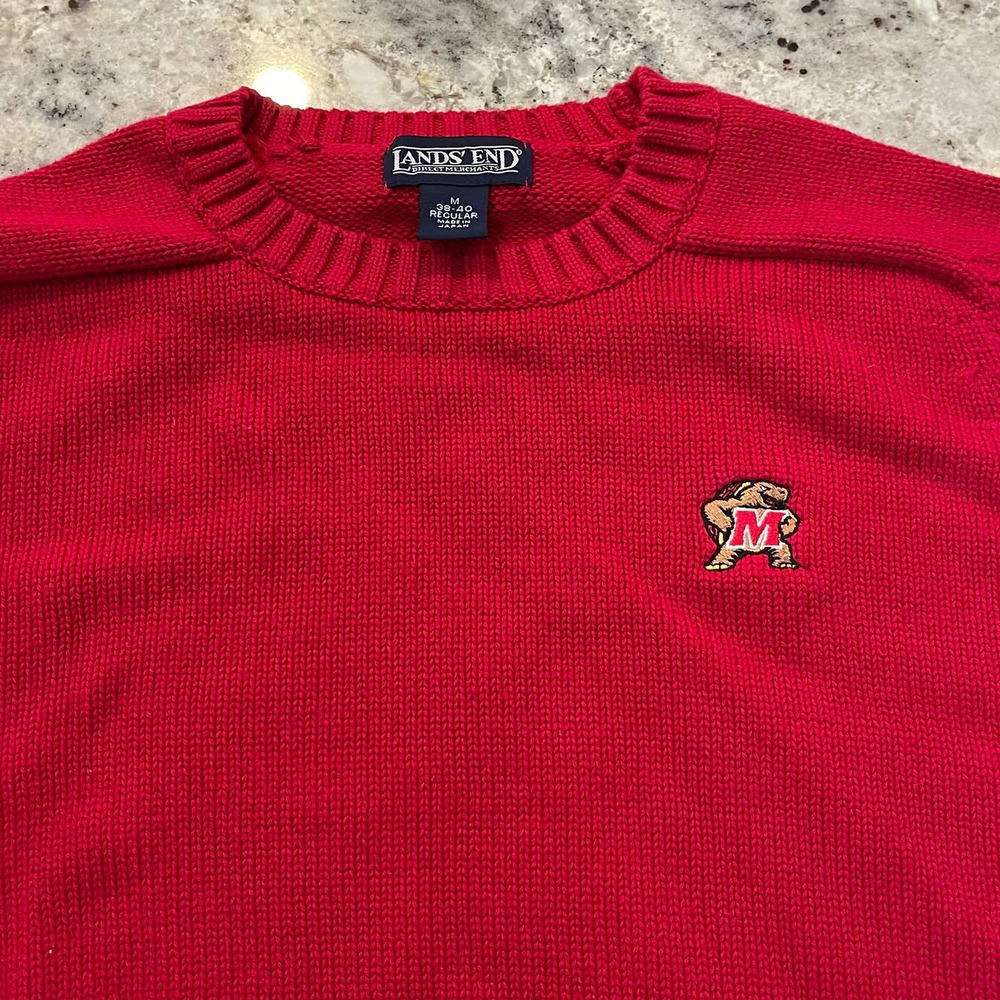 Maryland Terps Lands End Sweater Medium